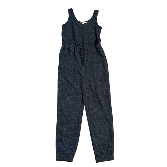 Free People Beach Bicoastal Jogger Jumpsuit Charcoal Heather Gray Size Medium - Picture 11 of 15